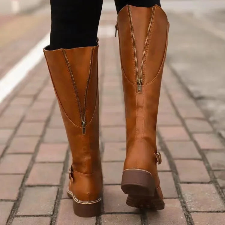 Women's Zipper High Boots | Winter