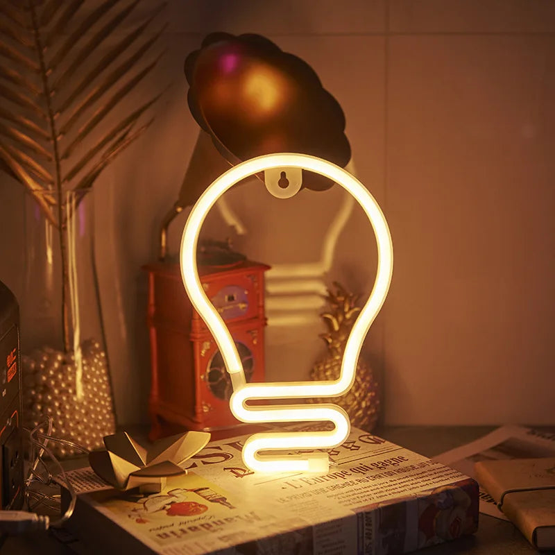 Bold & Vibrant Neon LED Wall Light