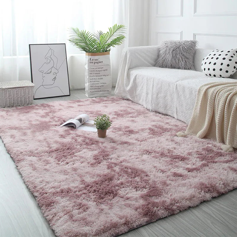 Non-Slip Soft Fluffy Living Room Rug