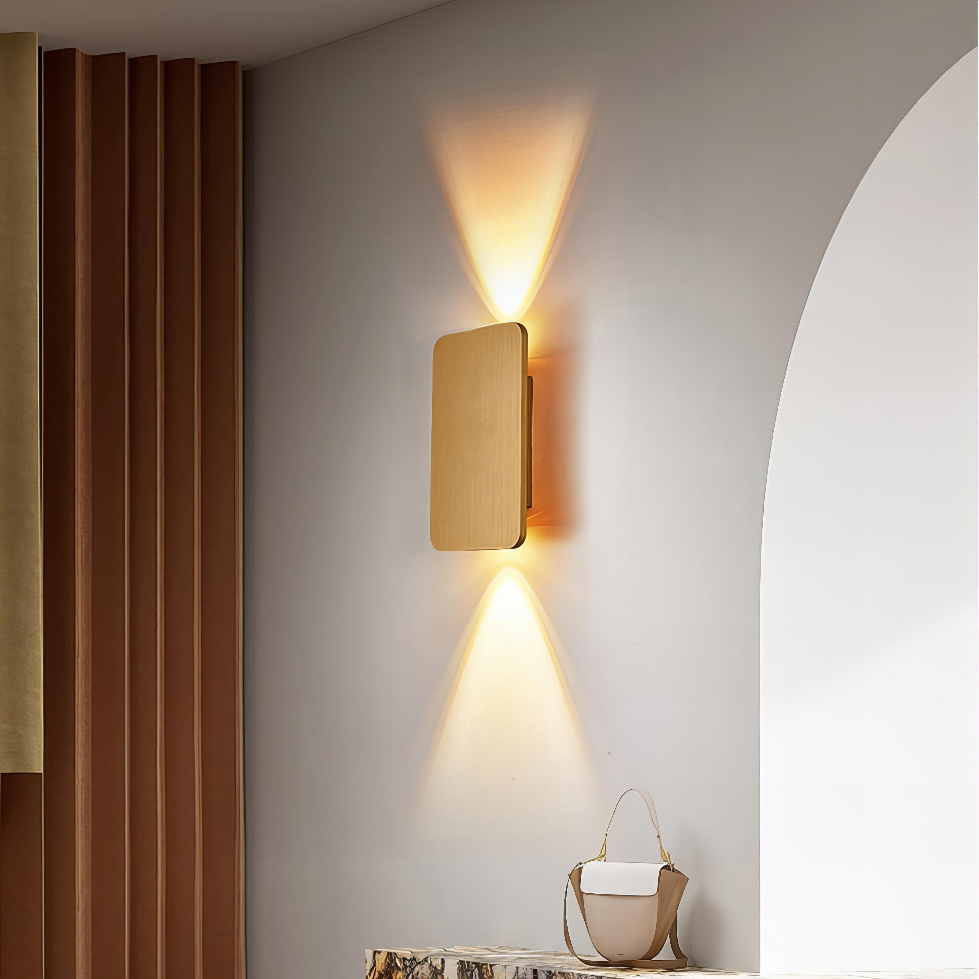 Sleek And Rectangular Indoor LED Wall Lamp