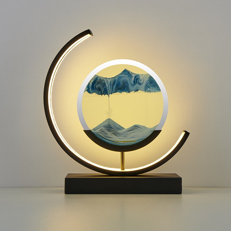 Variant image for Dynamic 3D Sand Table Lamp for Relaxation and Home Decor-3