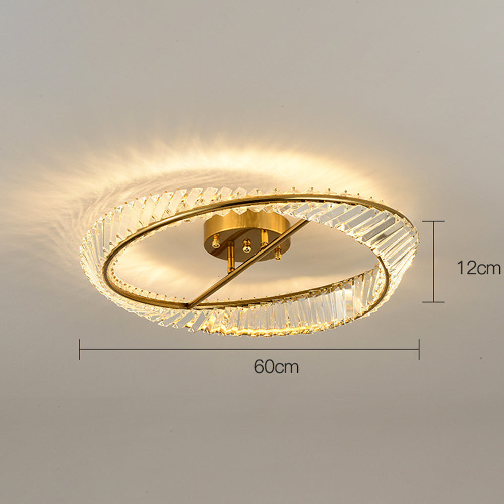 Modern Crystal Flush Mount Ceiling Lights