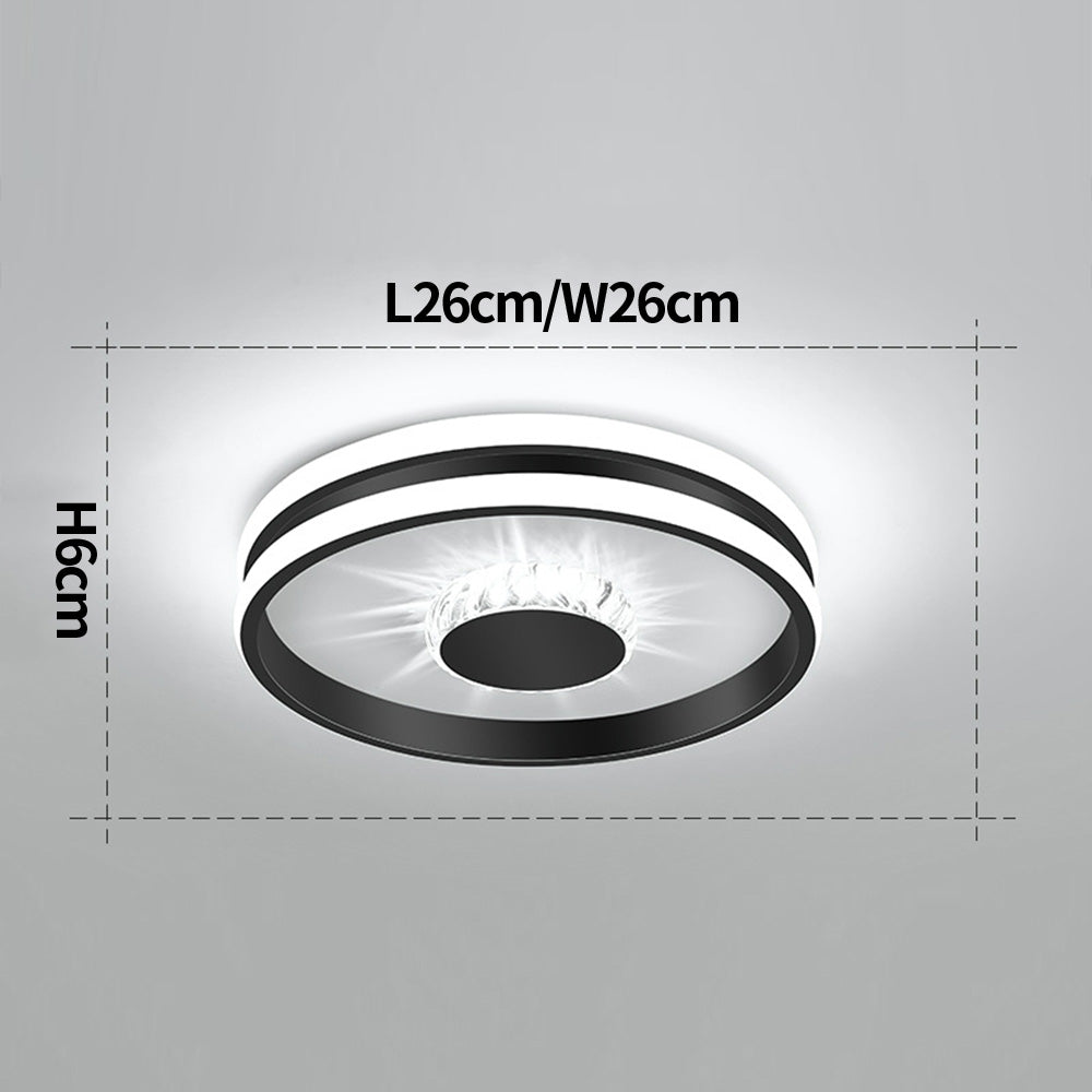 Gold-Finished LED Ceiling Light