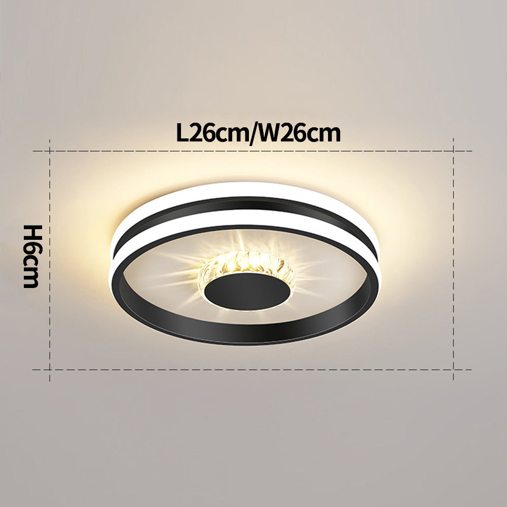 Gold-Finished LED Ceiling Light