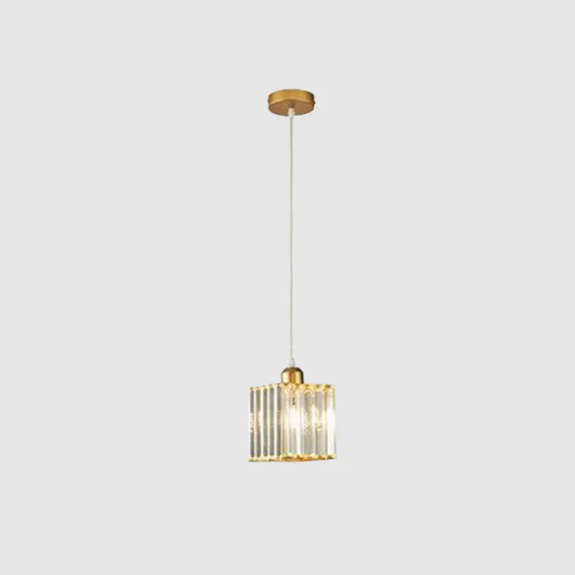 Elegant Multi-Glass Cylinder Pendant Light