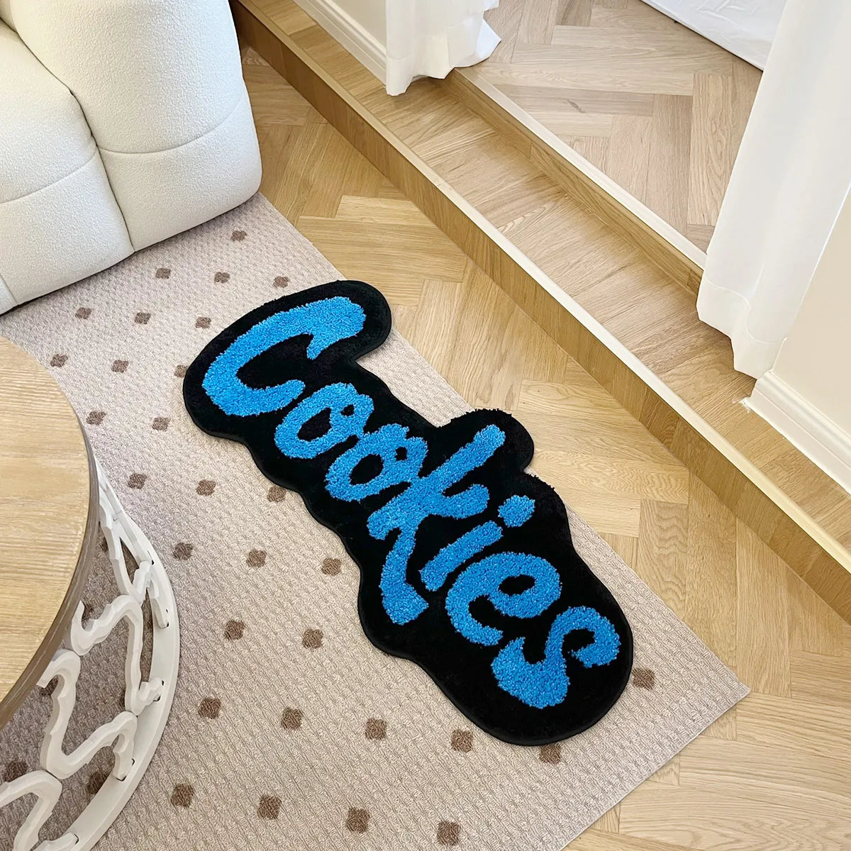 Whimsical Cookie Printed Design Rug