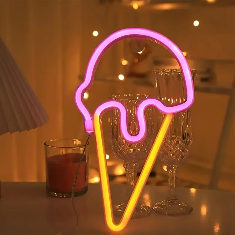 Bold & Vibrant Neon LED Wall Light