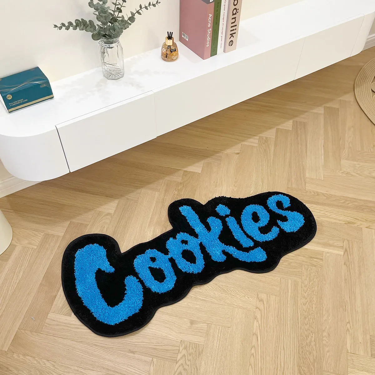 Whimsical Cookie Printed Design Rug