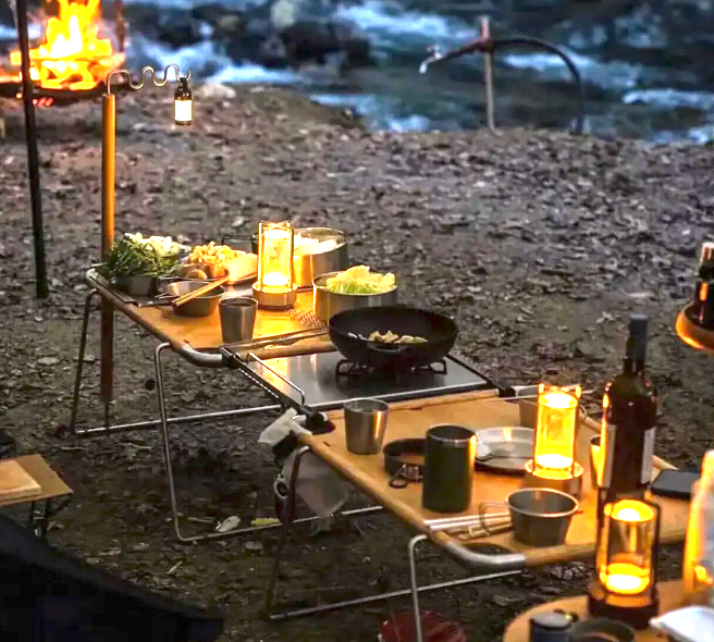 Sleek Rechargeable LED Lantern with USB Charging Port – Ideal for Home and Garden Use