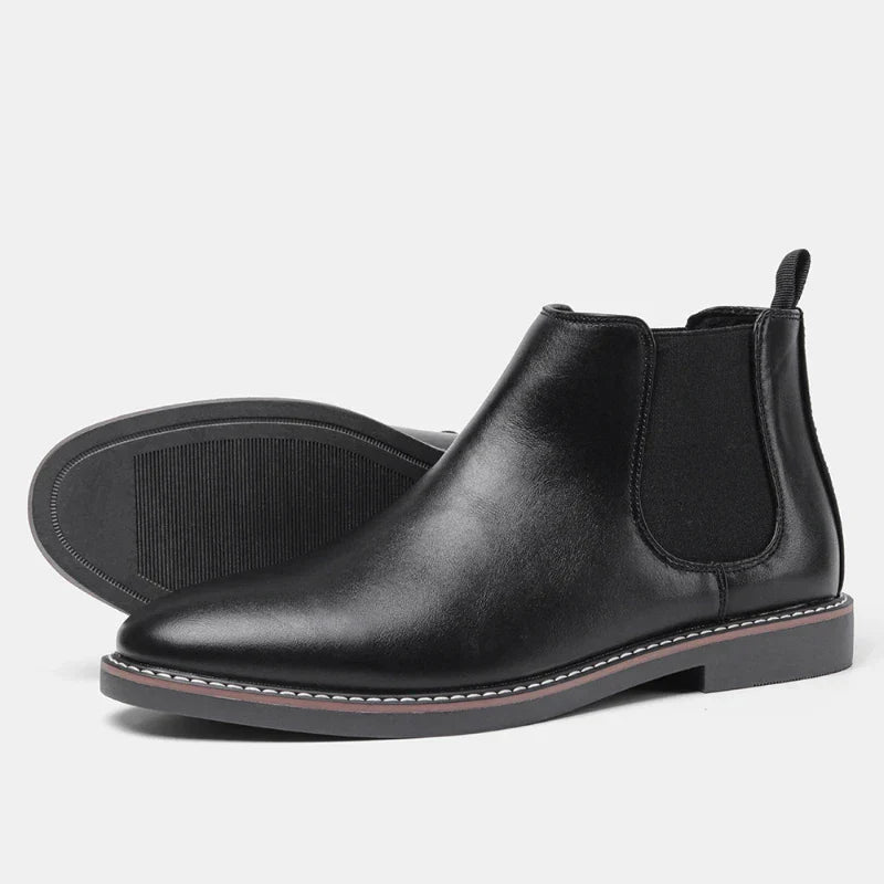 Men's Flat Chelsea Winter Boots | Pointed