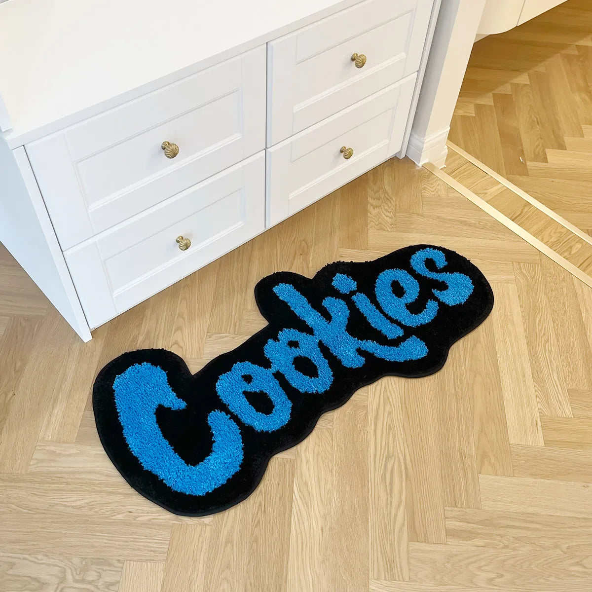 Whimsical Cookie Printed Design Rug