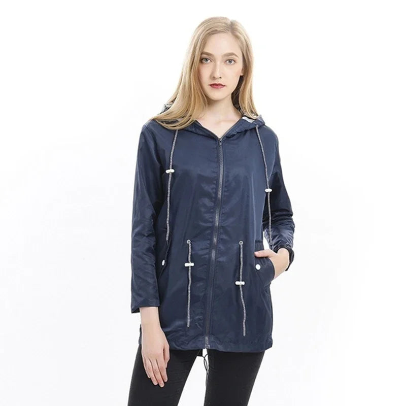 Women's Winter Zip Up Jacket | Hooded