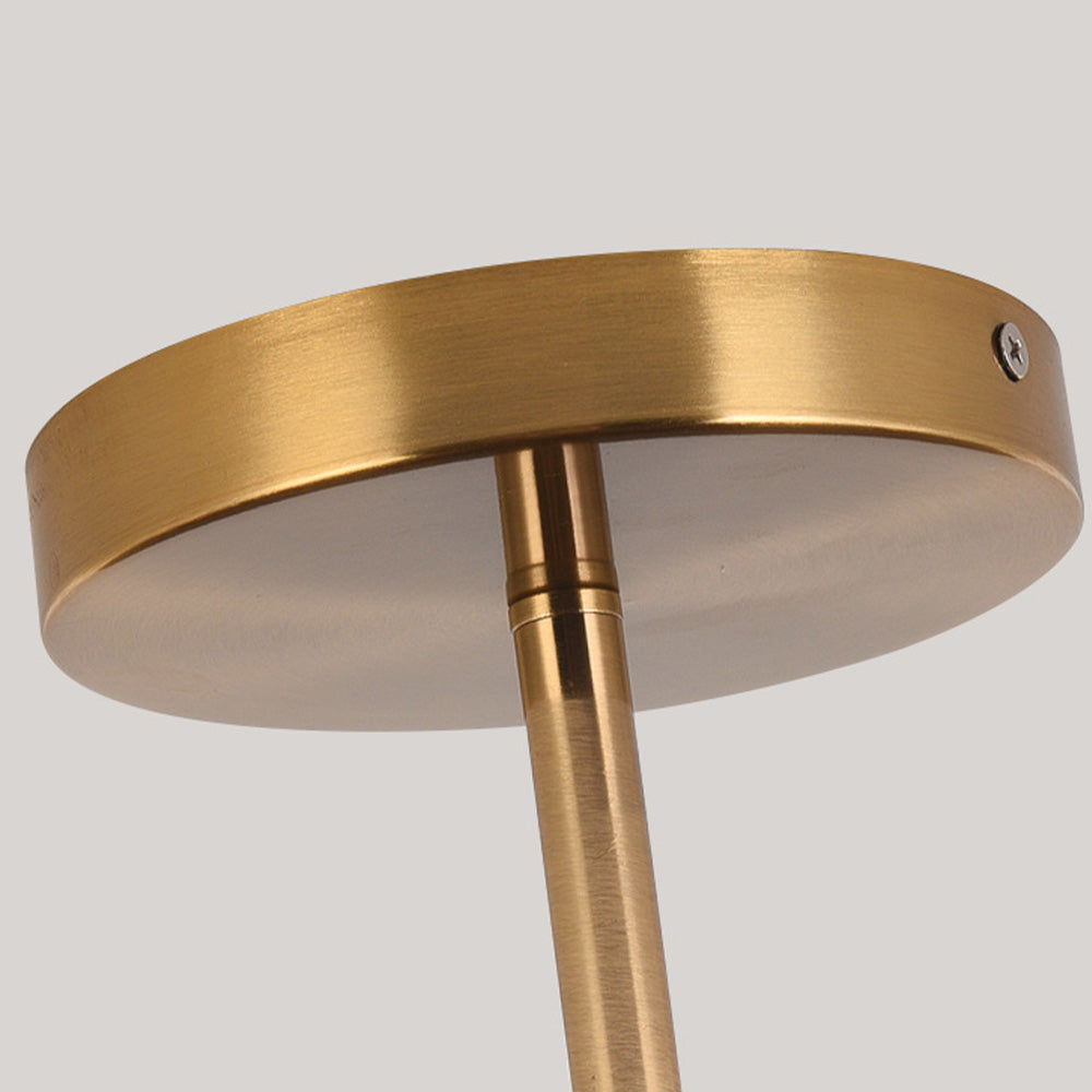 Modern Glow LED Semi-Mount Ceiling Light