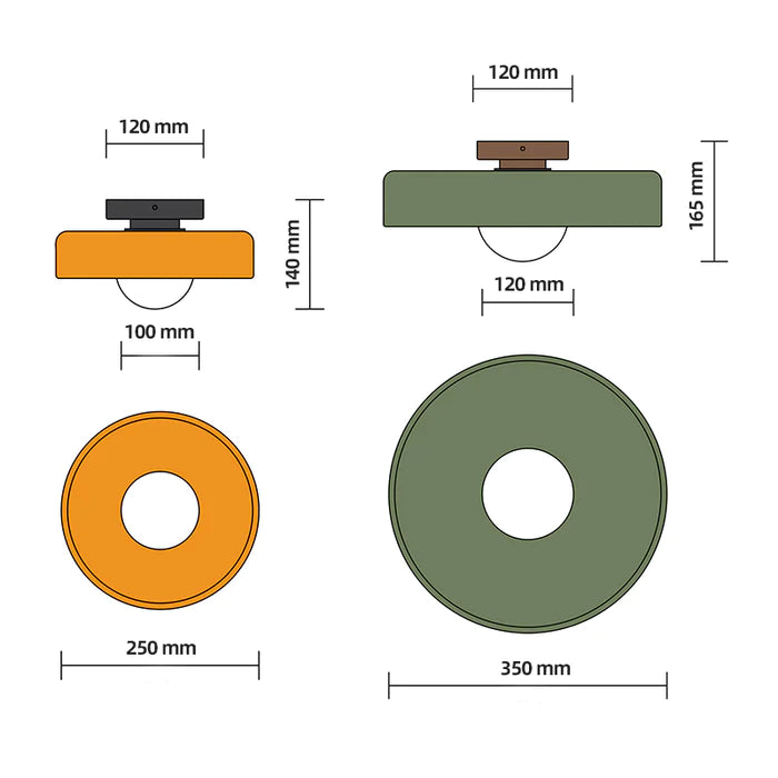 Minimal Flush Mount Ceiling Light