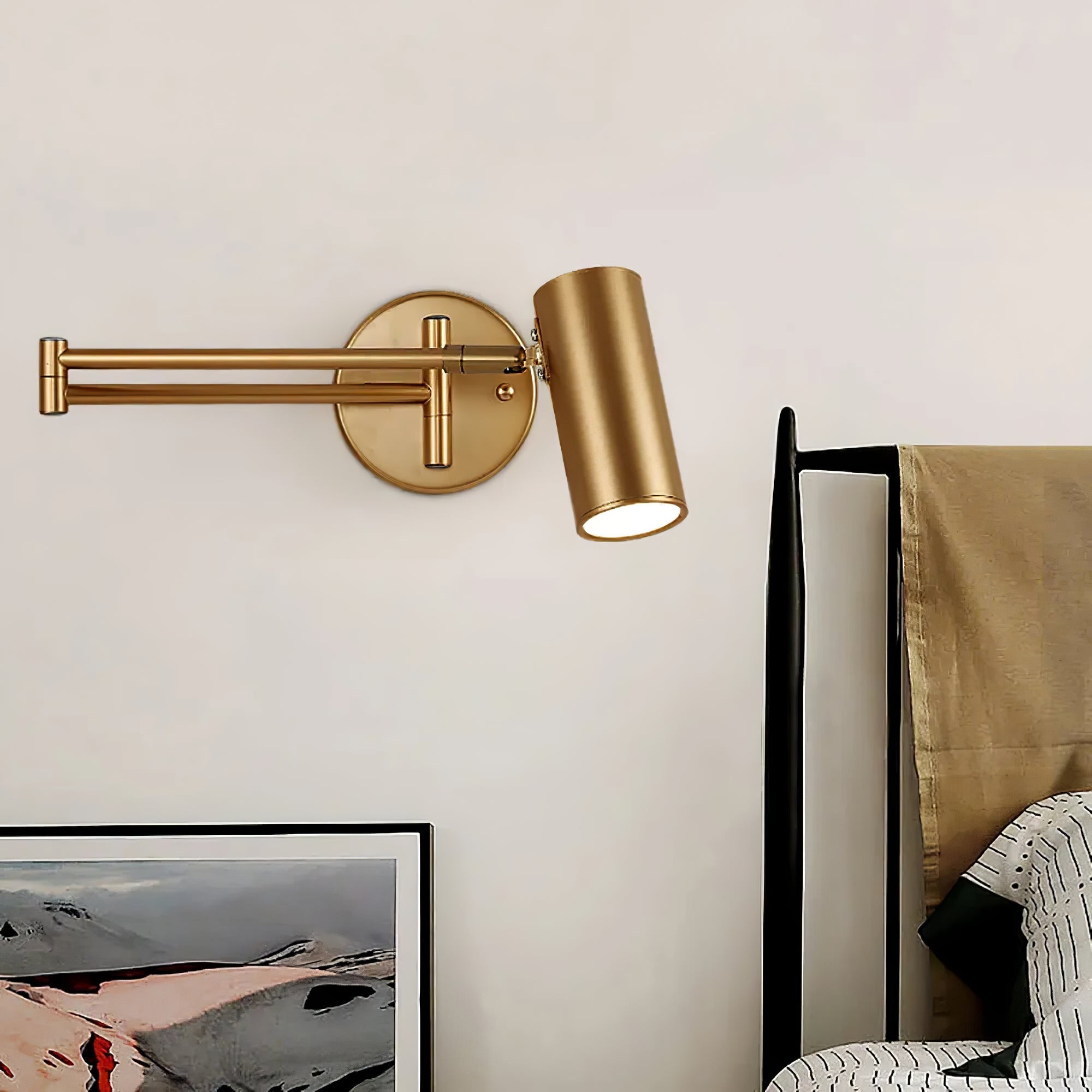 Modern Wall Light with Adjustable Arm