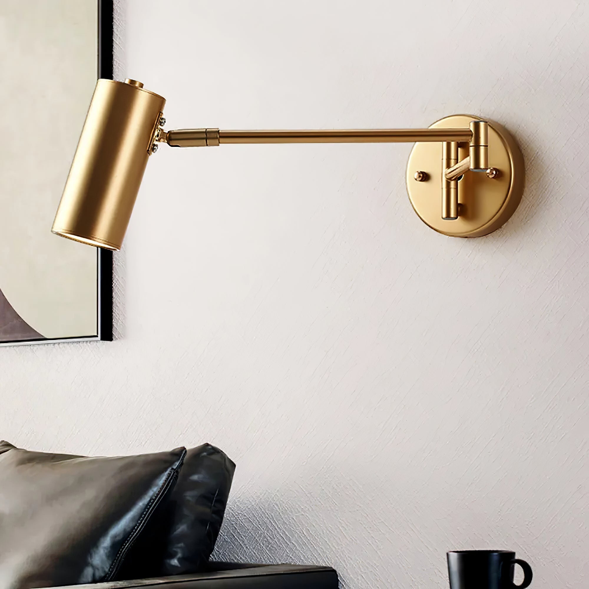 Modern Wall Light with Adjustable Arm