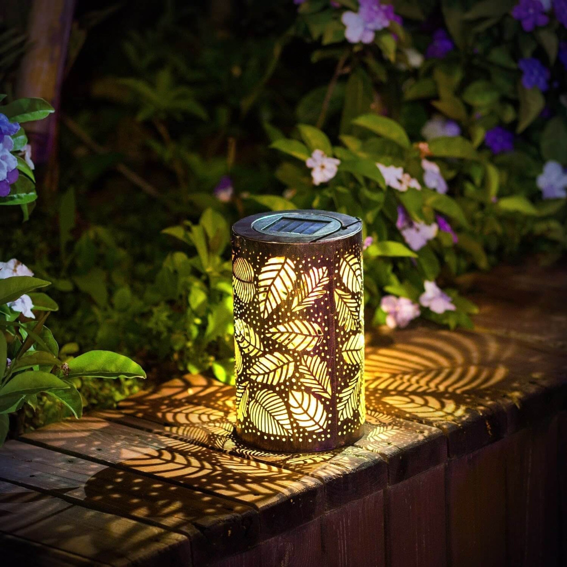 Garden Lantern Leaf Set - Outdoor Hanging Lanterns