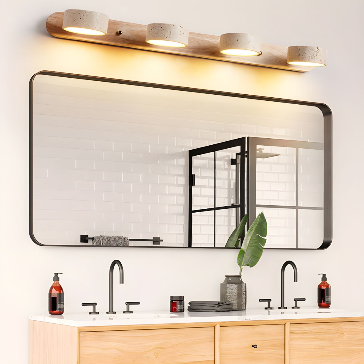 Elegant Dual-Light Wall Lights