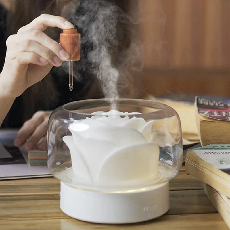 Stylish Diffuser with Soothing LED & Scent Release