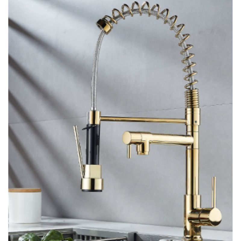 Double Outlet Faucet – Swiveling, Durable & Easy to Install for Modern Kitchens