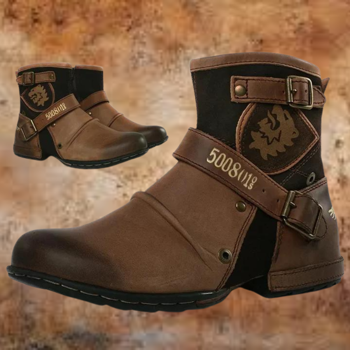 Men's Buckle Winter Boots | Vintage