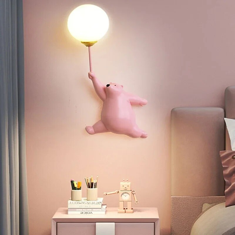 Modern LED Wall Light for Children's Room – Designer Wall Lamp