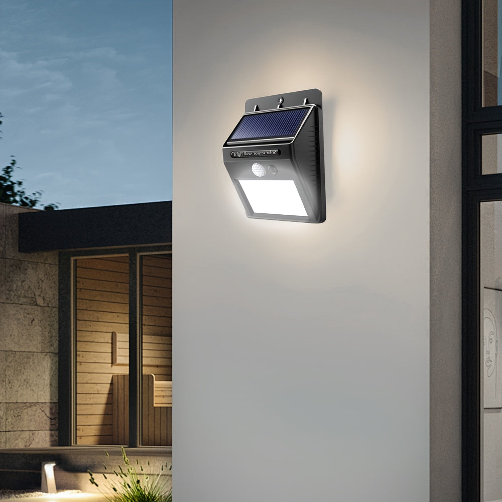 Solar Garden Spotlight with Motion Detection, 20 LEDs for Outdoor Security Lighting