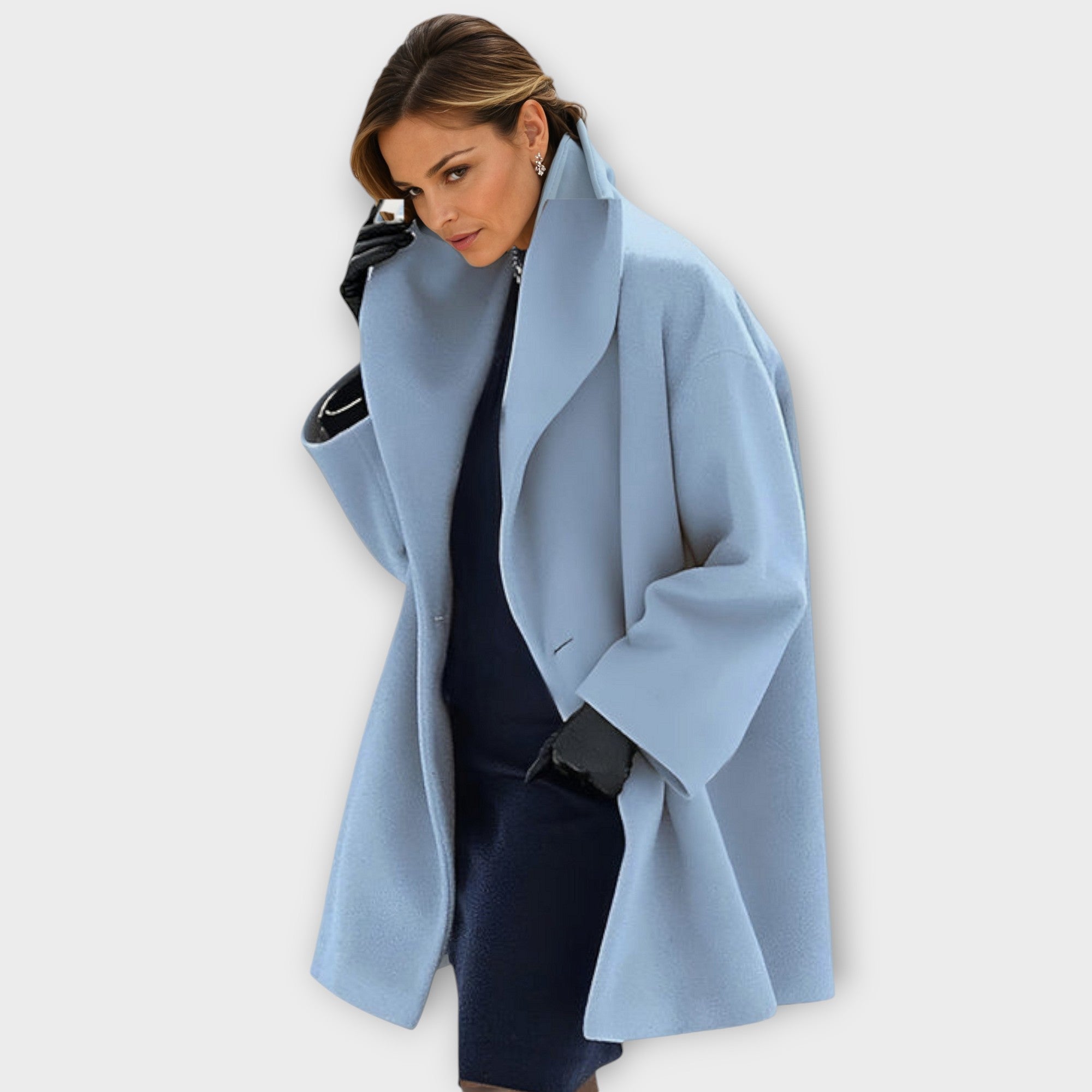 Women's Long Sleeve Winter Coat | Oversized