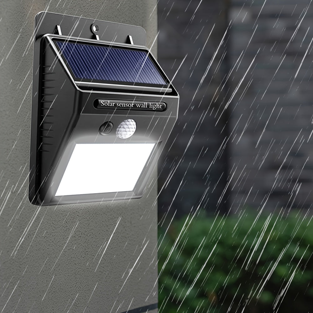 Solar Garden Spotlight with Motion Detection, 20 LEDs for Outdoor Security Lighting