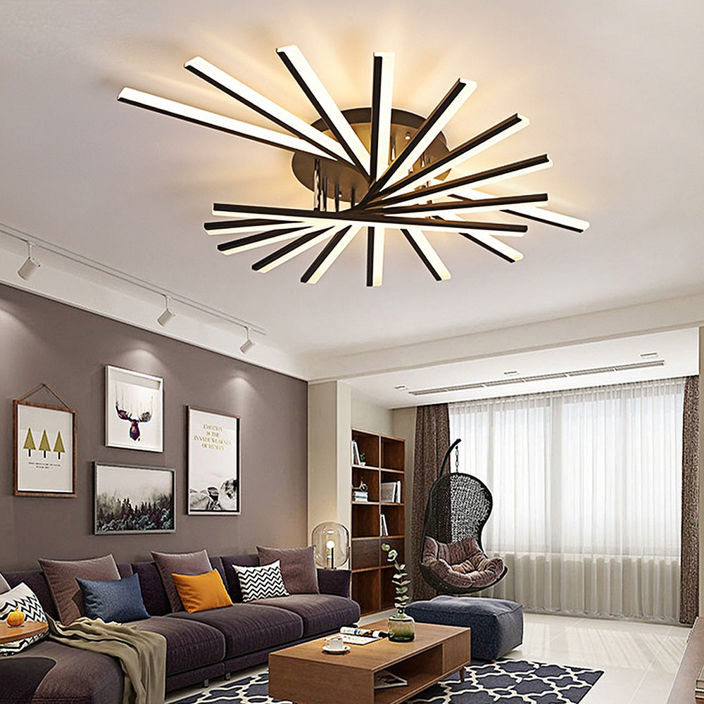 Sleek Nordic-Inspired LED Ceiling Light