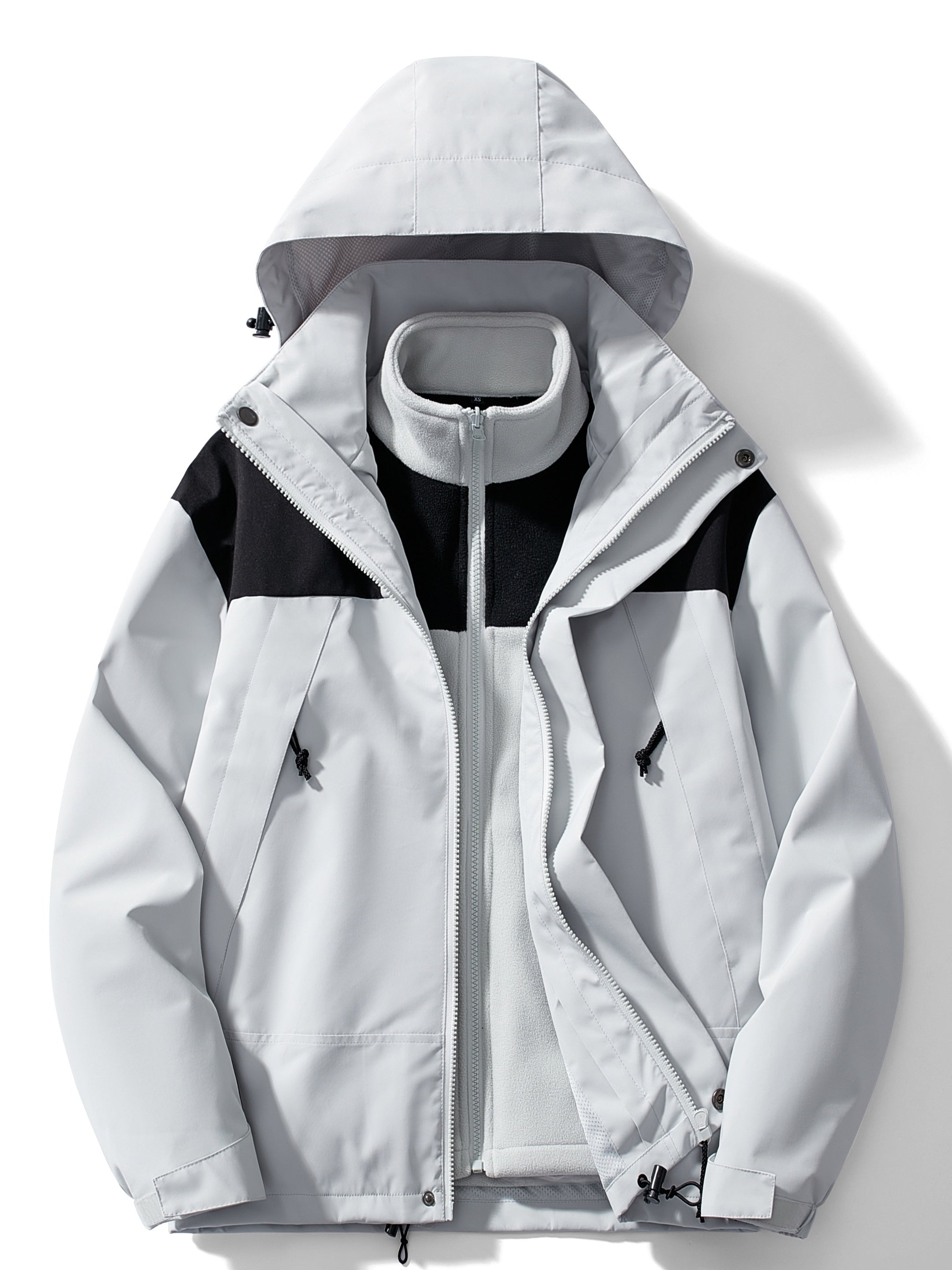 Women's Hooded Zippered Winter Jacket | Warm