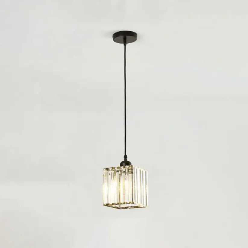 Elegant Multi-Glass Cylinder Pendant Light