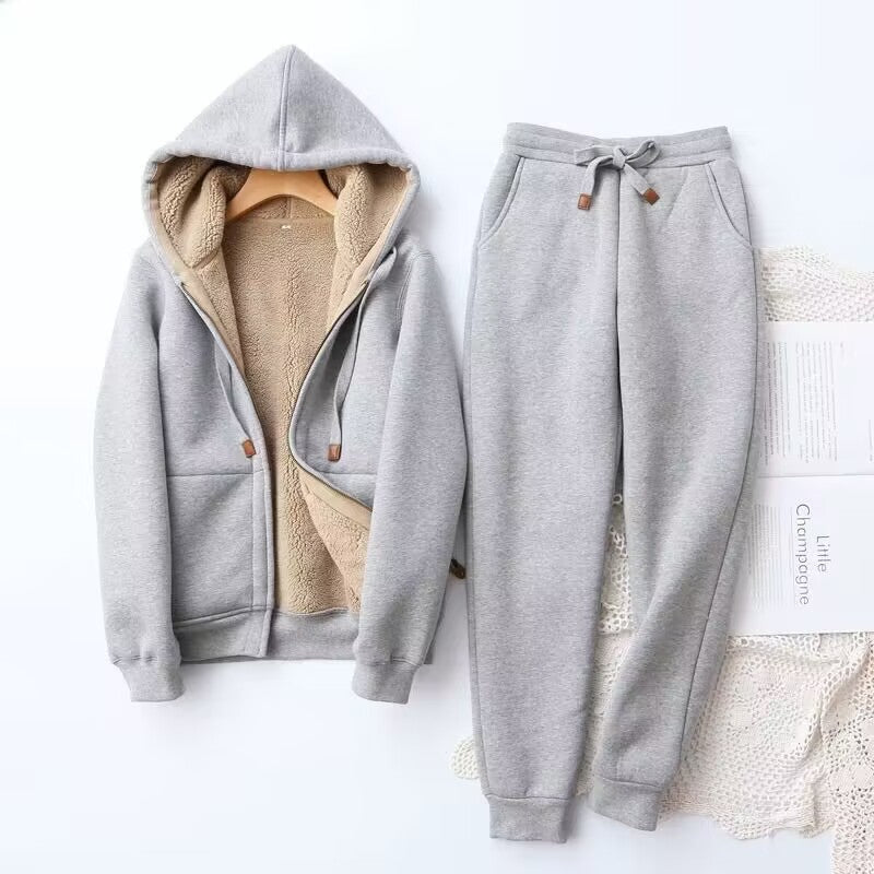 Women's Two Piece Hooded Set | Winter