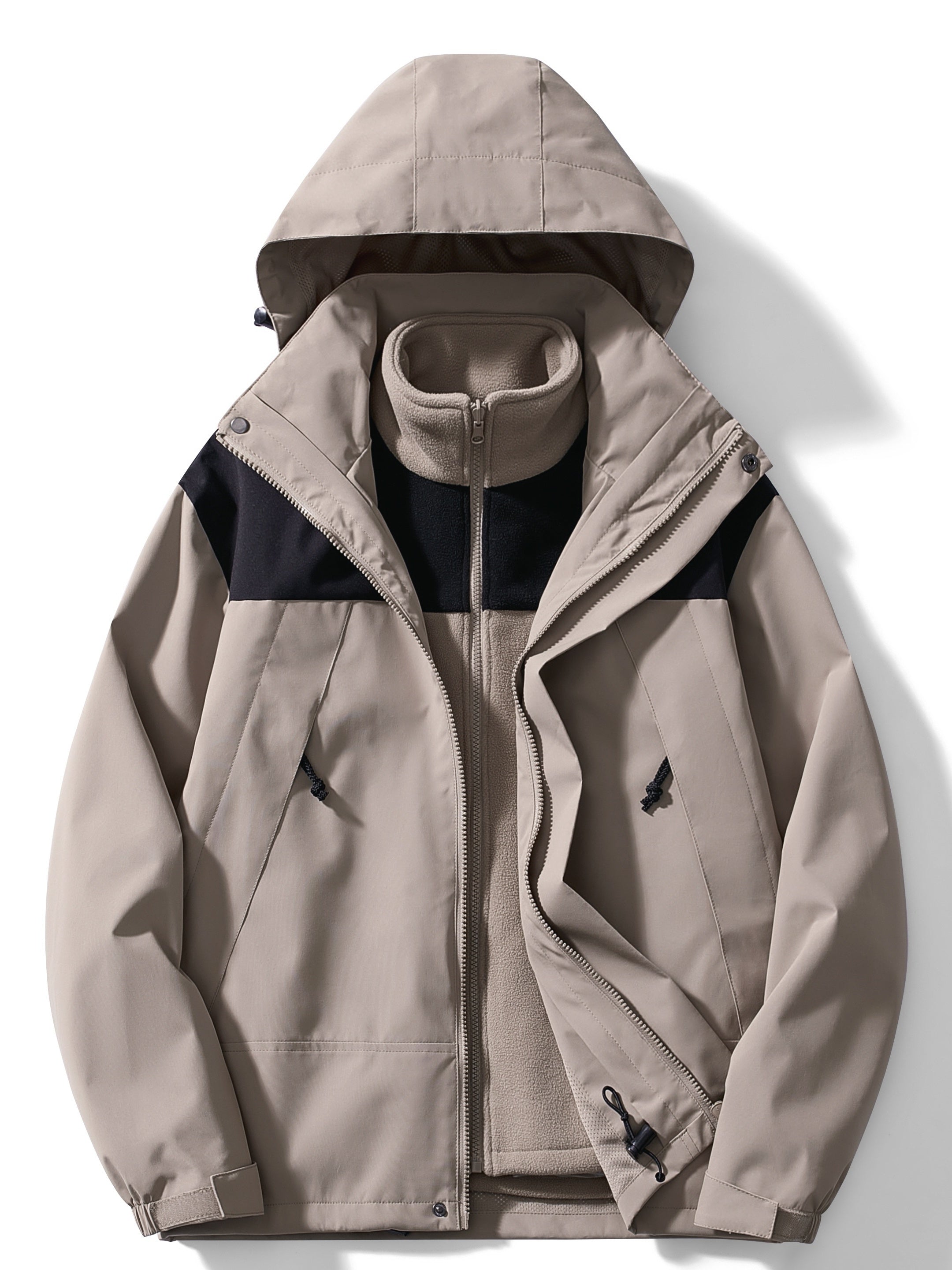 Women's Hooded Zippered Winter Jacket | Warm
