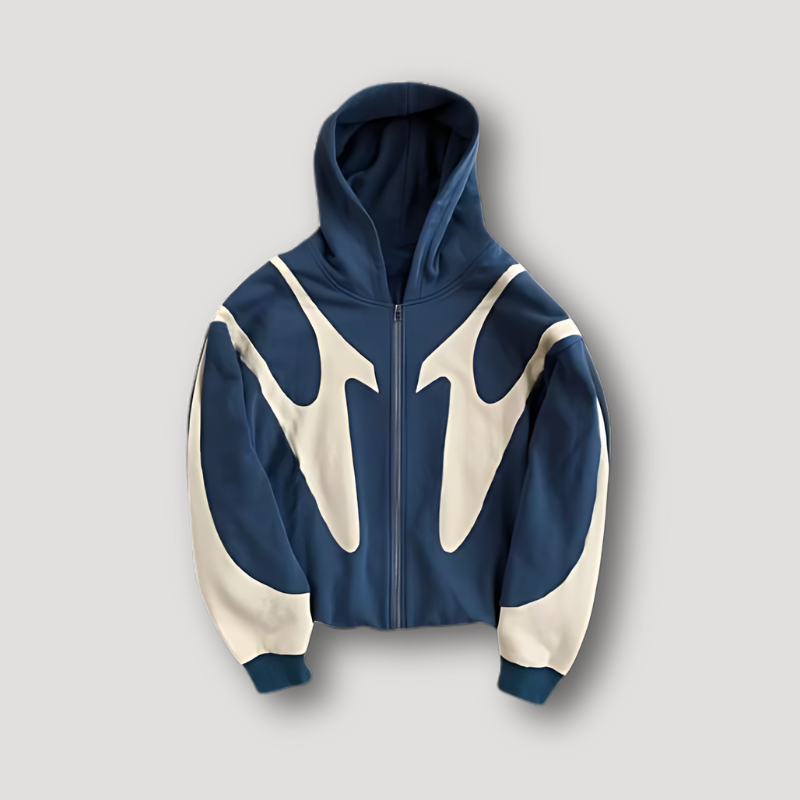 Men's Hooded Zip Up Jacket | Warm