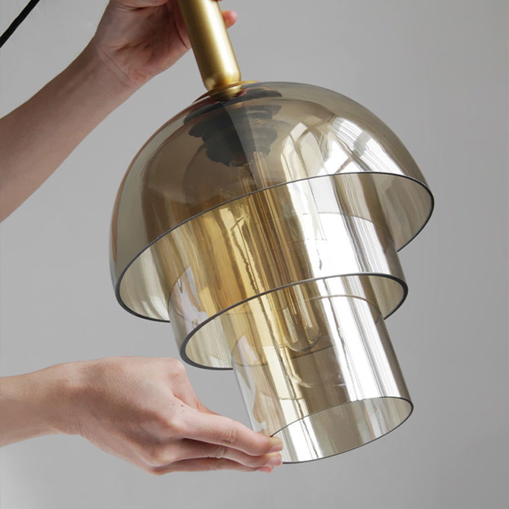 Elegant Clear Glass Globe Pendant Lights
