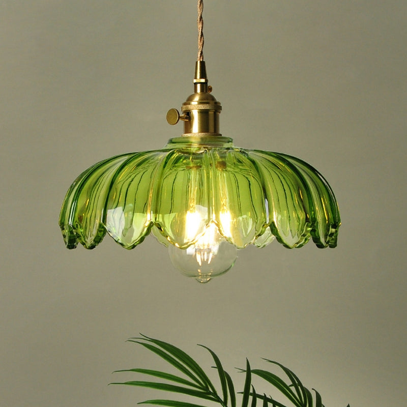 Petal Charm Glazed Pendant Light