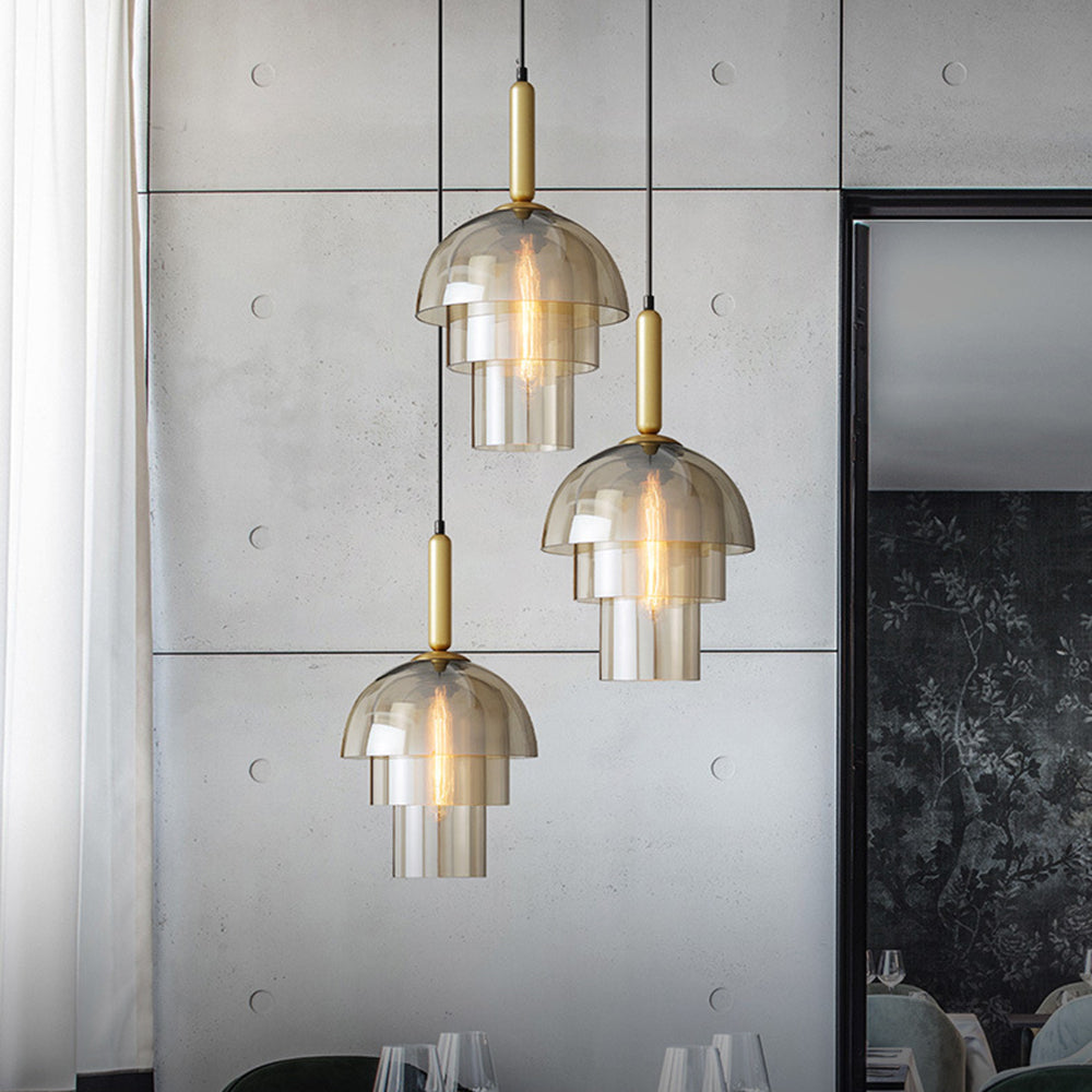Elegant Clear Glass Globe Pendant Lights