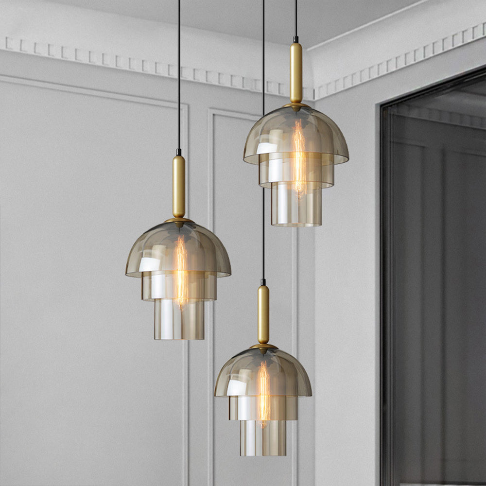 Elegant Clear Glass Globe Pendant Lights