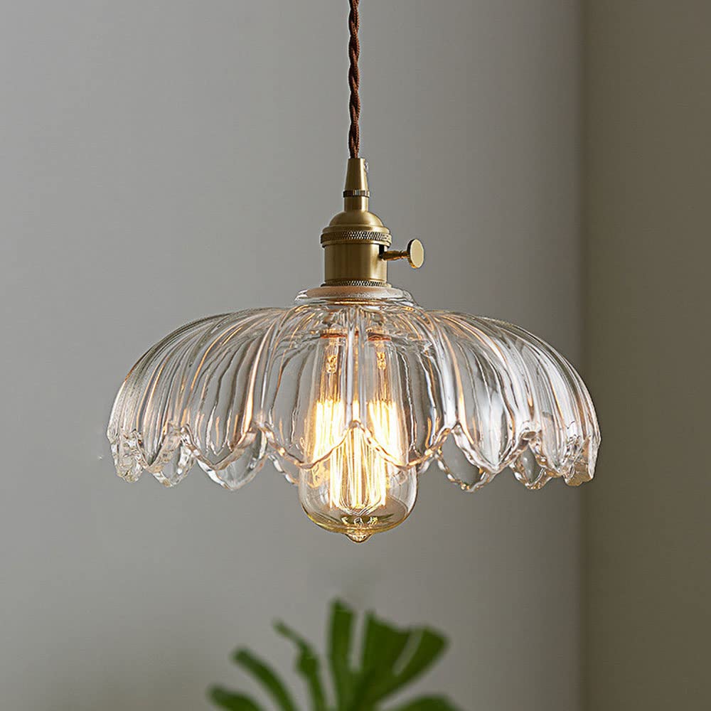 Petal Charm Glazed Pendant Light