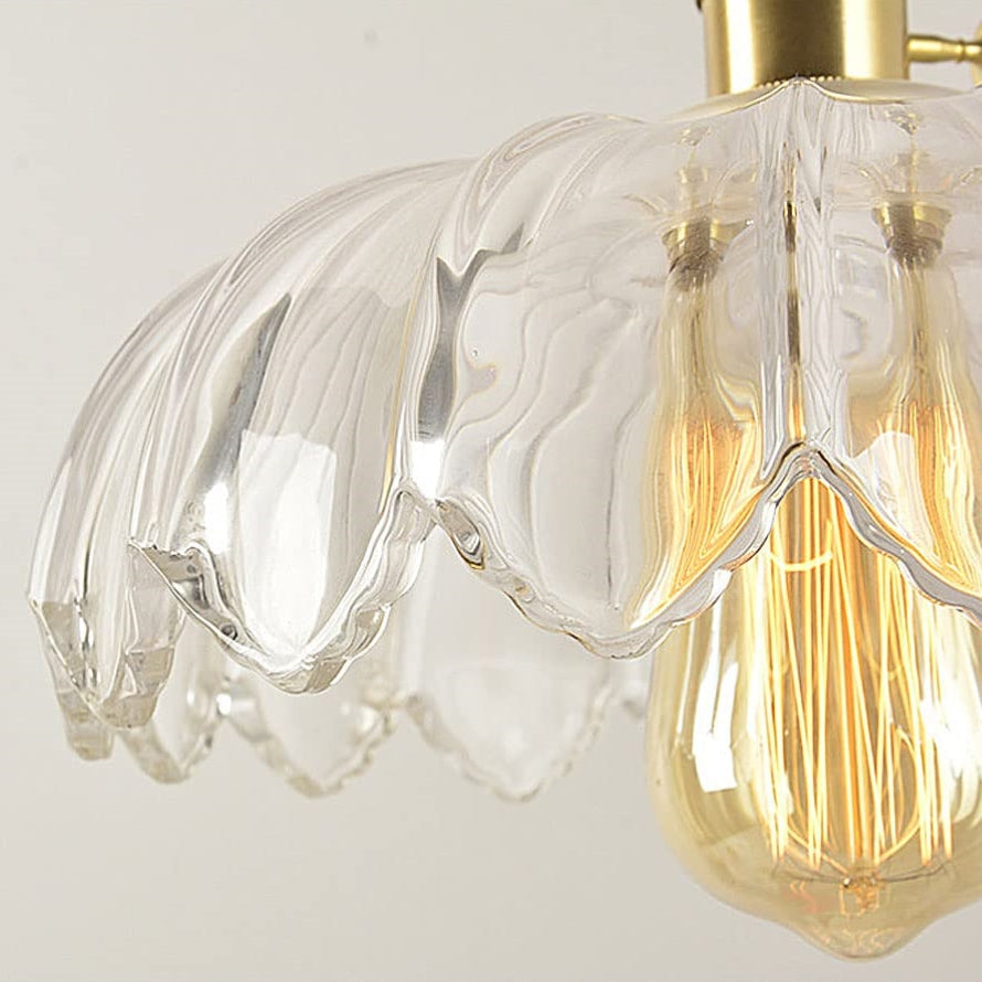 Petal Charm Glazed Pendant Light