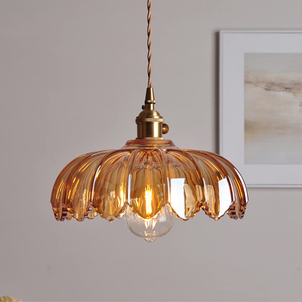 Petal Charm Glazed Pendant Light