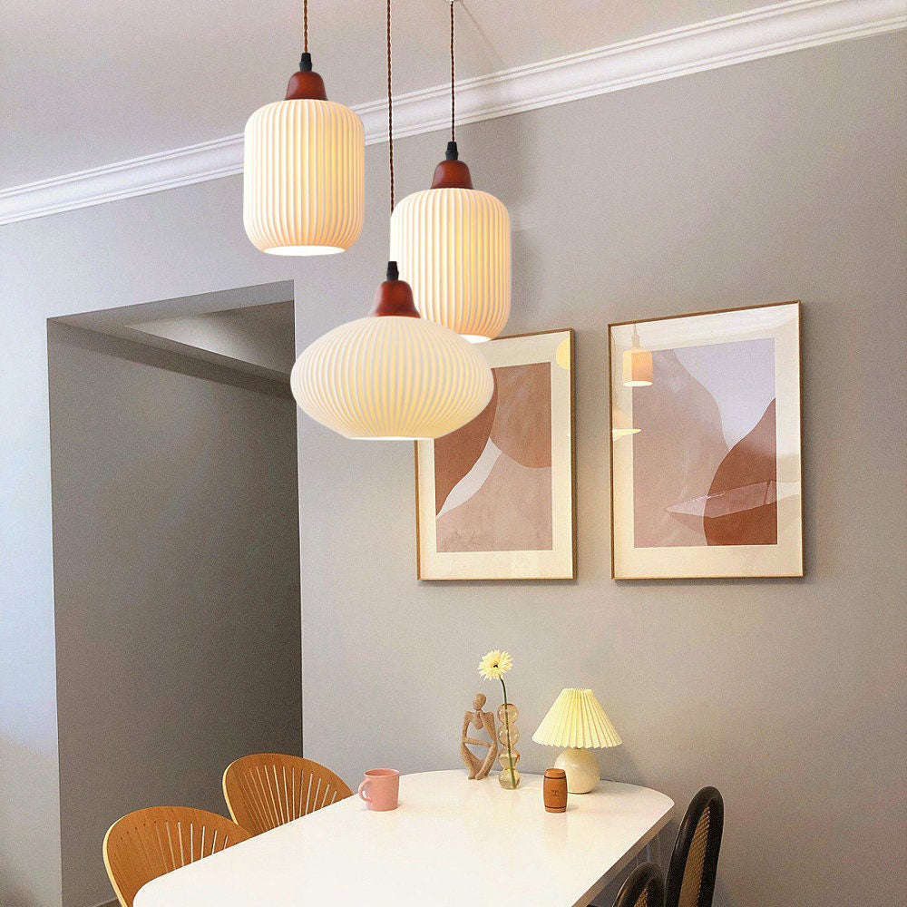 Scandinavian Vintage Ceramic Pendant Lights