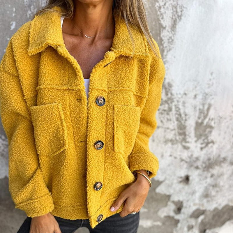Women's Winter Casual Jacket | Buttoned