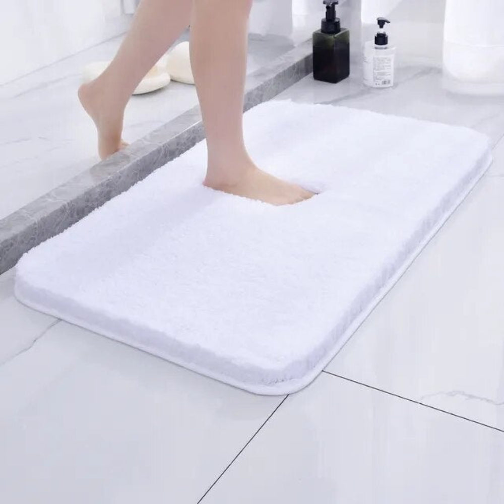 Ultra-Soft Fuzzy Bathroom Mat