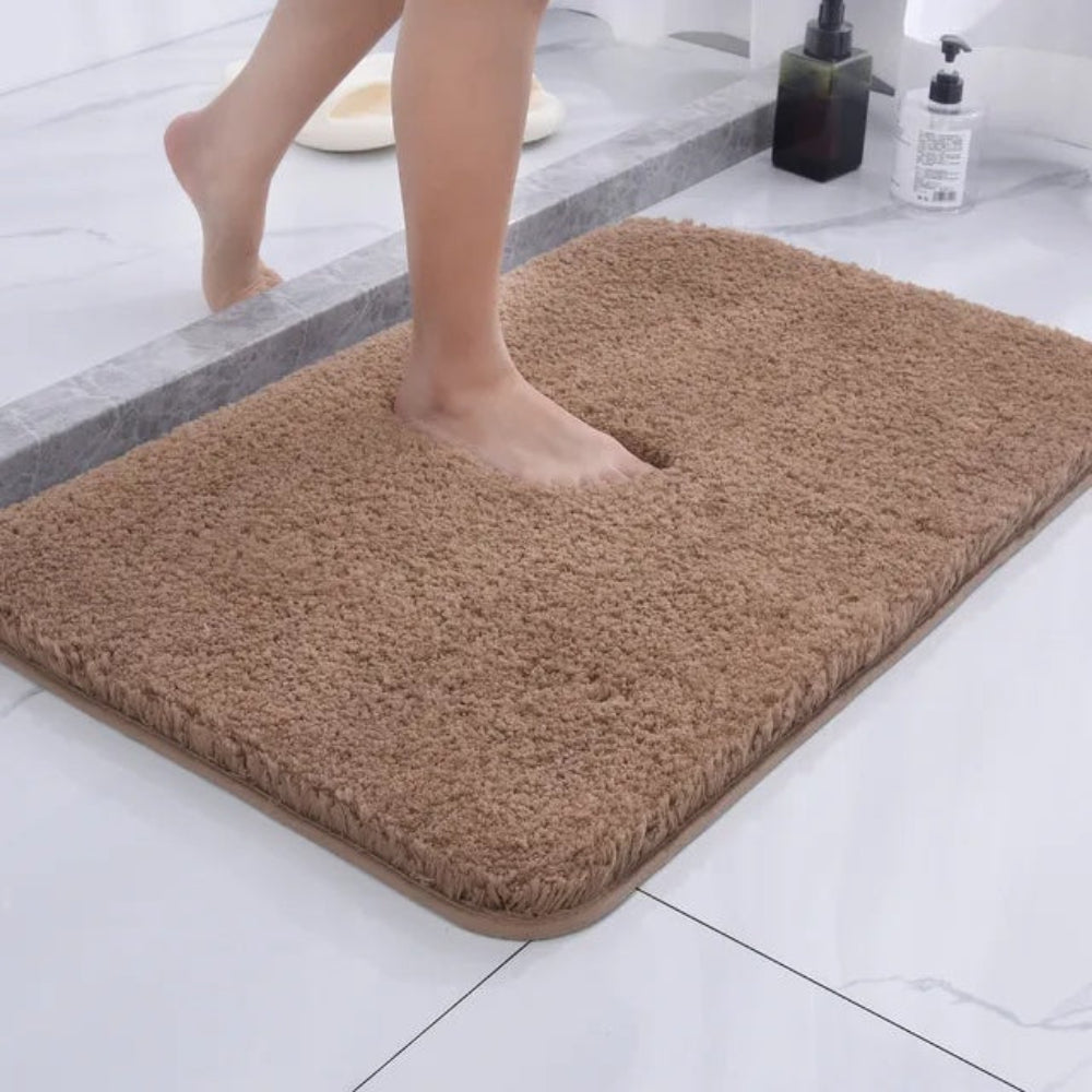 Ultra-Soft Fuzzy Bathroom Mat