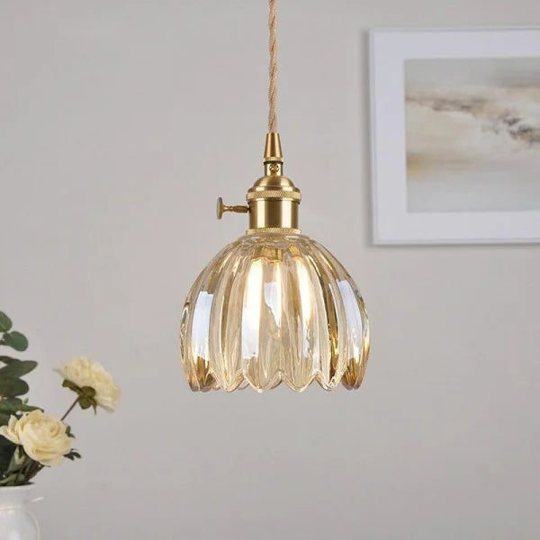 Petal Glass Pendant Light