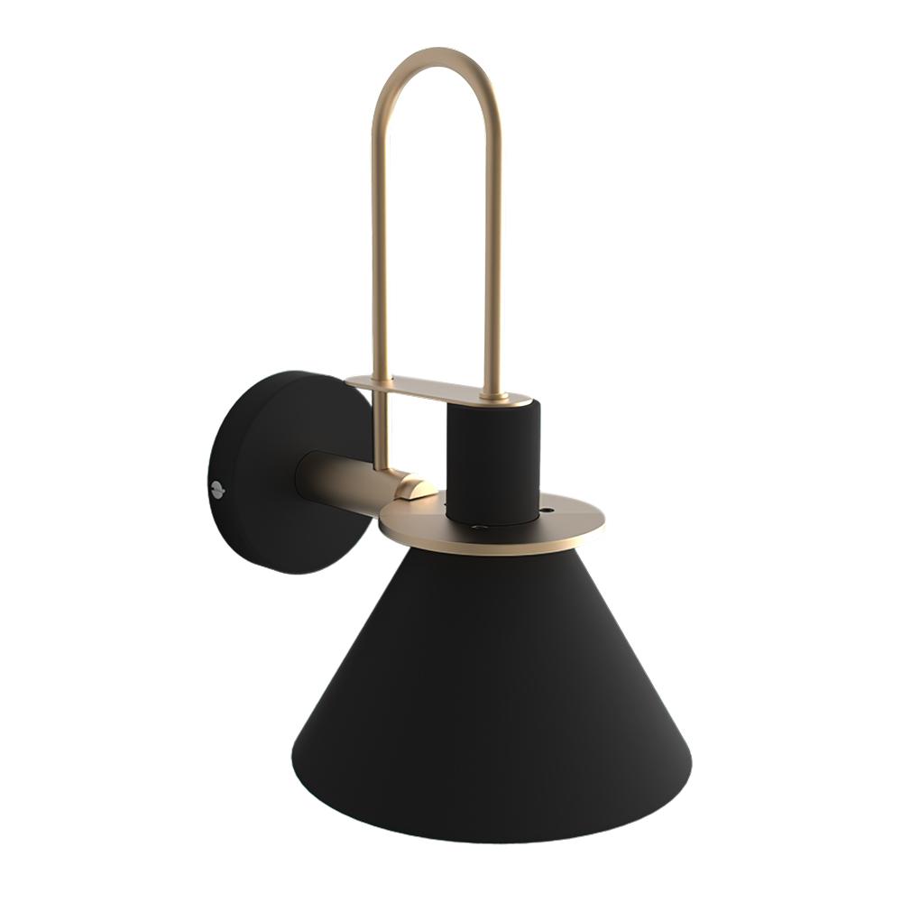 Matte Black Fixture with Mid-Century Industrial Charm