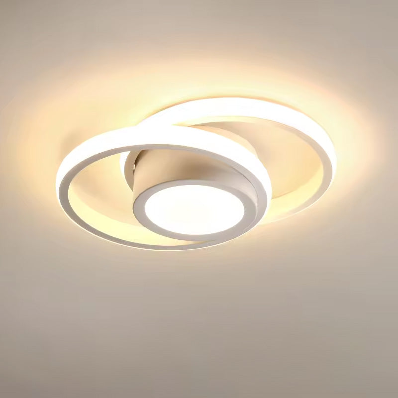 Modern Minimalist Halo Duo Ceiling Light