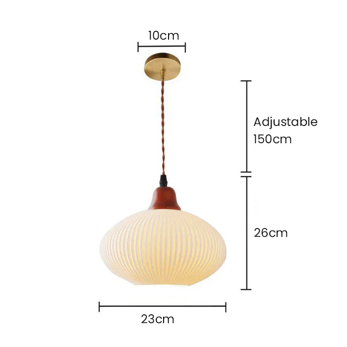 Scandinavian Vintage Ceramic Pendant Lights